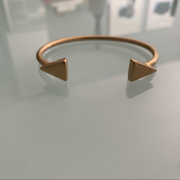 Madewell Jewelry - Madewell Gold Triangle Cuff Bracelet